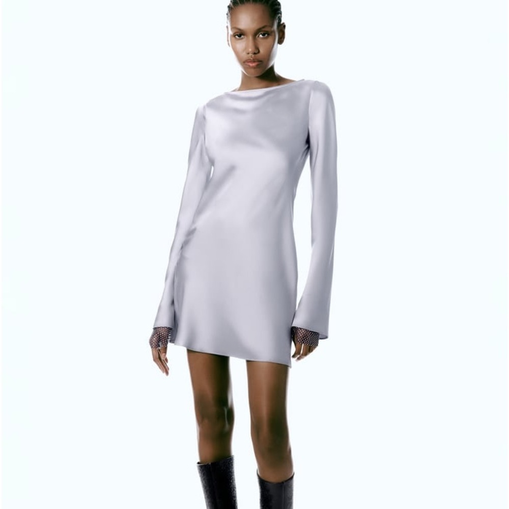 ZARA Satin Dress